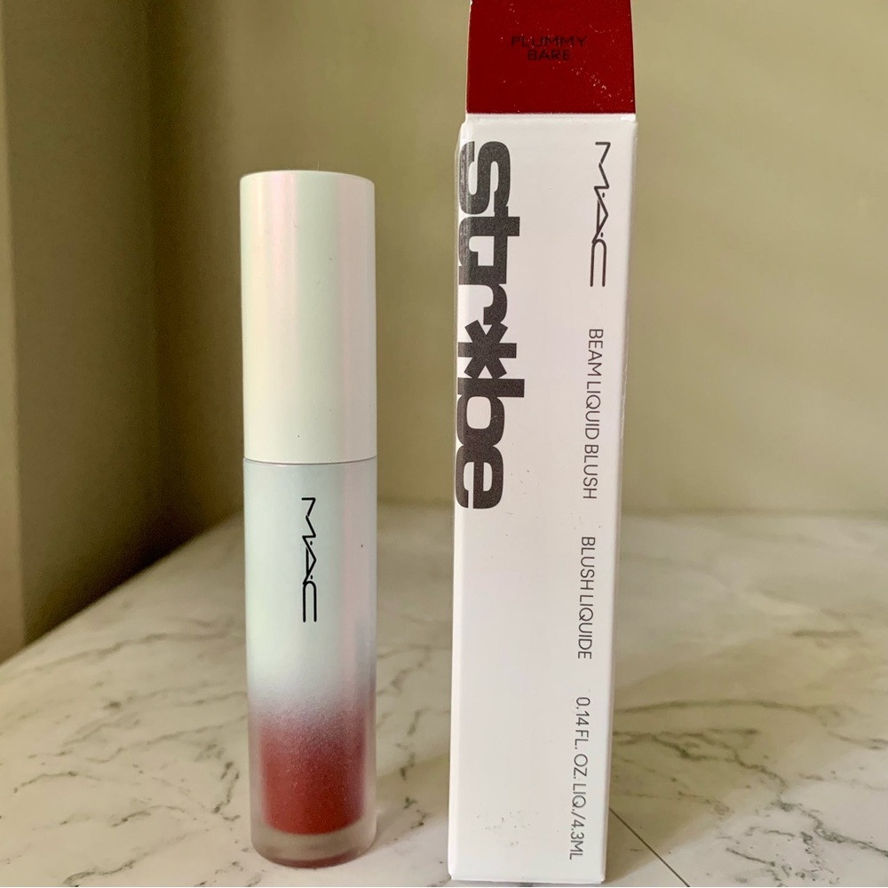 MAC cosmetics Strobe Beam Liquid Blush - Plummy Bare 0.14 oz